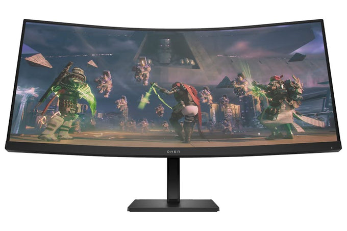 HP OMEN 34" WQHD Curved Gaming Monitor 165Hz 1ms FreeSync HDR 1500R Ultrawide – Keans Claremorris