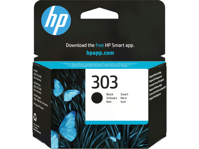 HP T6N02AE 303 Black Ink Cartridge – Original HP, consistent print quality, reliable for photos and documents | Keans