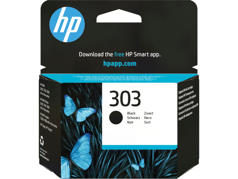 HP T6N02AE 303 Black Ink Cartridge – Original HP, consistent print quality, reliable for photos and documents | Keans