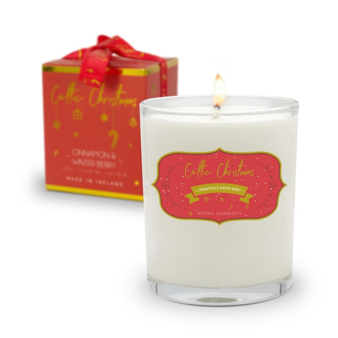 Celtic Cinnamon & Winter Berries Candle 20cl - Image 2