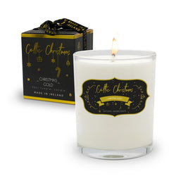 Celtic Baked Apple Xmas Gold Candle 20cl