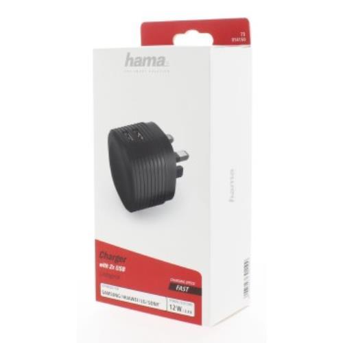 Hama 2.4a Dual USB Mains Charger Keans Claremorris