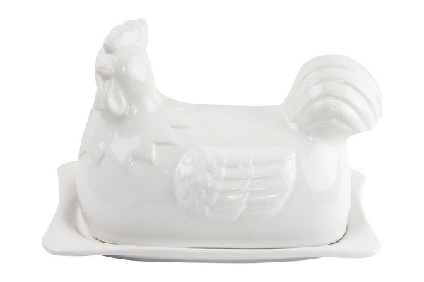 Hen Style - Ceramic Butter Dish Keans Claremorris