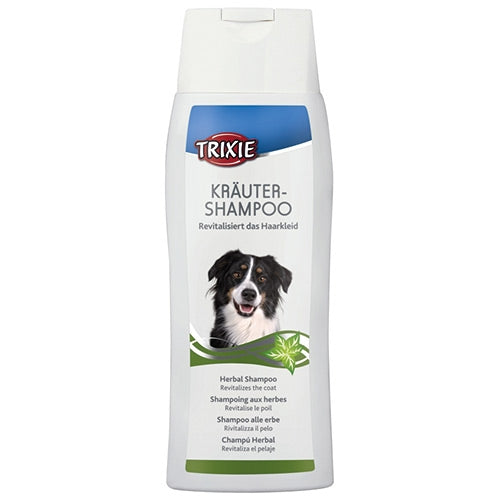 Herbal Dog Shampoo 250ml with natural herbal extracts for revitalizing coat – Keans Claremorris