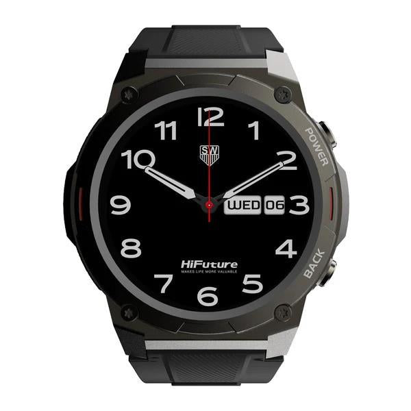 Hi Future Mix2 Smart Watch 1.43" AMOLED, IP68 waterproof, heart rate, NFC, 12-day battery – Keans Claremorris store