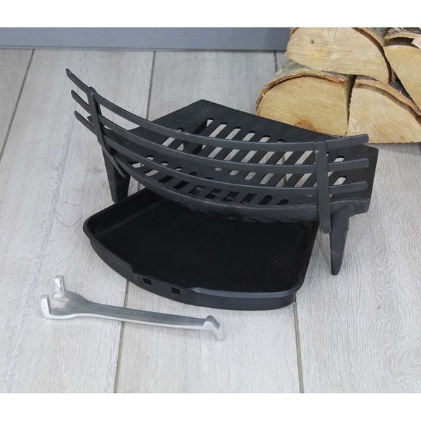 High Gloss Black Fireplace Starter Set Keans Claremorris 