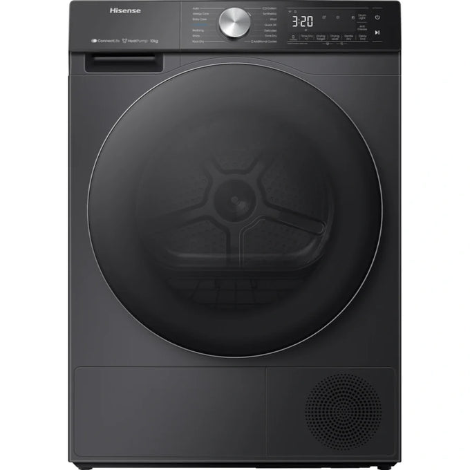Hisense 10Kg Heat Pump Tumble Dryer Smart WiFi Black - Image 1