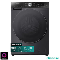 Hisense 10.5Kg Freestanding Autodose Washer 1400RPM| WF5S1045BB Keans Claremorris
