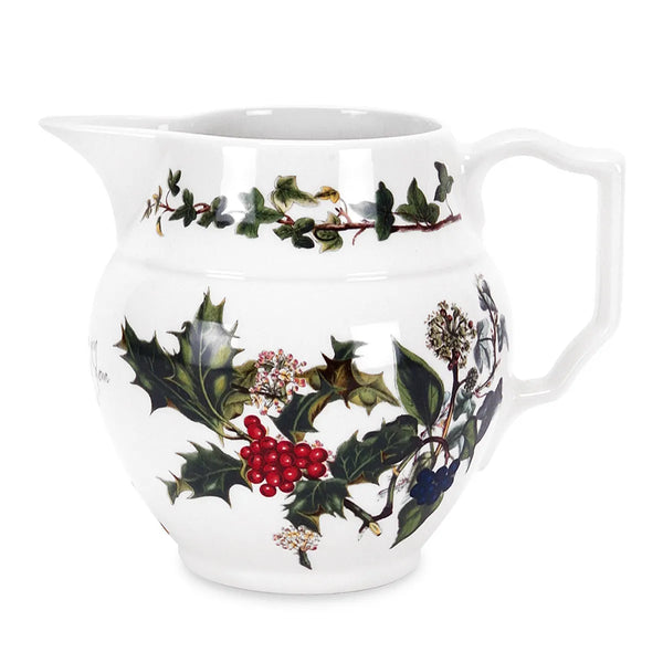 Holly & Ivy Staffordshire Jug 1pt Keans Claremorris
