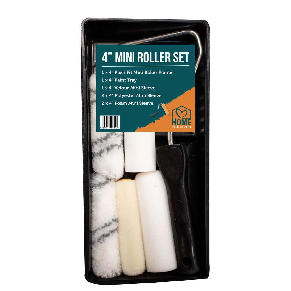 Home Decor 4 " Roller Set & 5 Sleeves Keans Claremorris