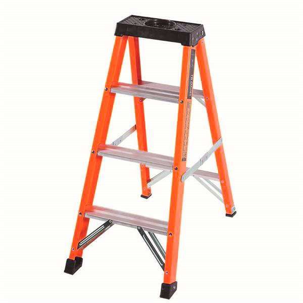 Home Decor 4 Step Single Sided Fibreglass Step Ladder Keans Claremorris