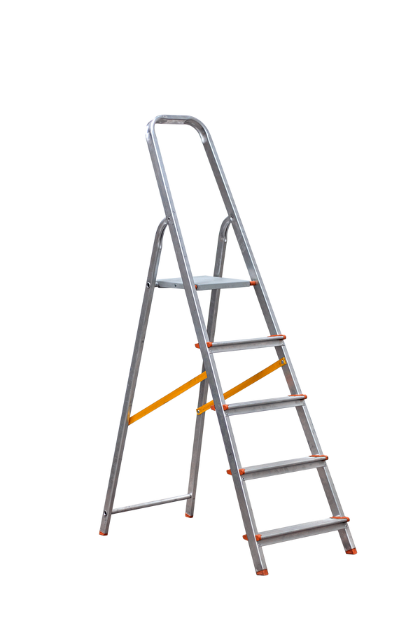 Home Decor 5 Tread Aluminium Step Ladder | Keans Claremorris