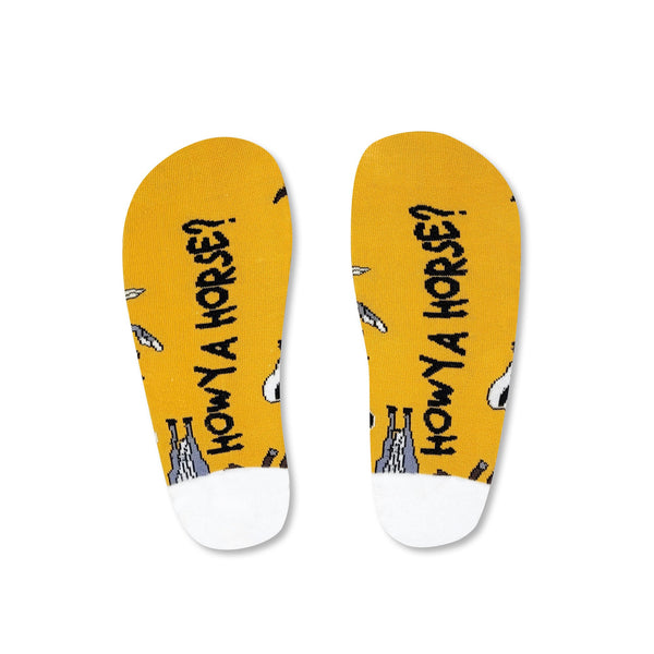 Howya Horse 8-12 kids' friendly Irish-themed tee, casual fit, soft cotton – available at Keans Claremorris.