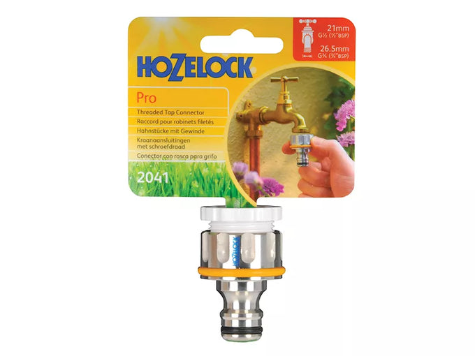 Hozelock 3/4in BSP Pro Metal Thread Tap Connector Keans Claremorris