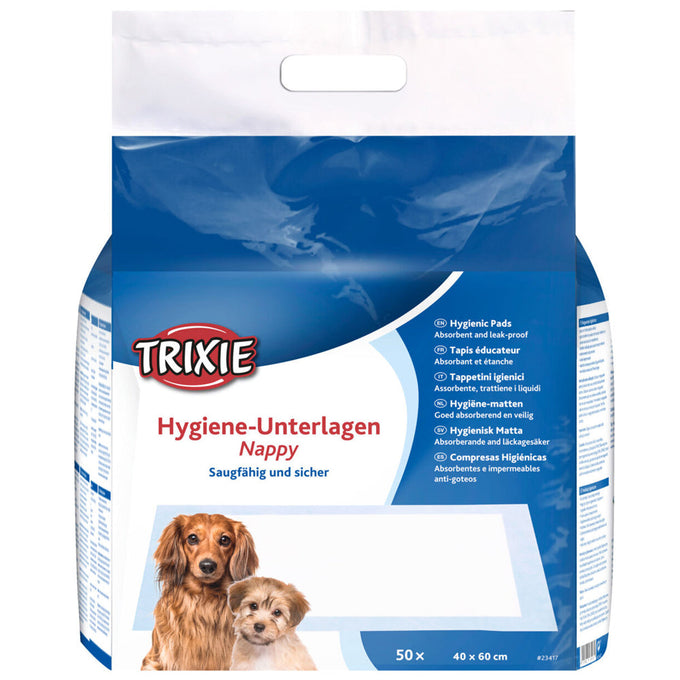 Hygiene Pad Nappy 40x60cm for dog toilet training, moisture-sealed, natural cellulose, 50pcs – Keans Claremorris