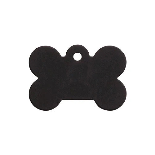 ID Name Tag - Engraved - Black Bone Keans Claremorris
