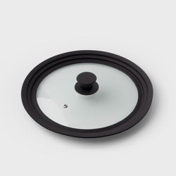 Silicone and Glass Universal Pan Lid 26/28/30cm Black