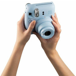 Instax Mini 12 Instant Camera in Blue, compact and easy-to-use, available at Keans Claremorris