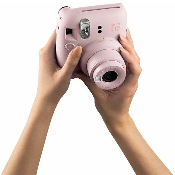 Instax Mini 12 Powder Pink Instant Camera with Compact Design – Available at Keans Claremorris