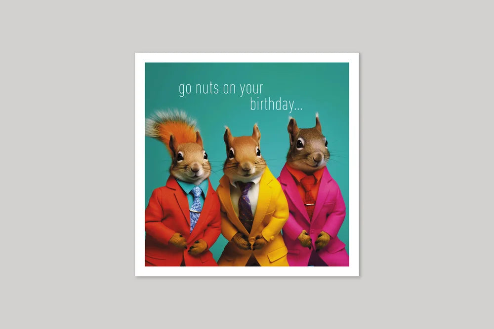 Icon (Coola Coola) – Happy Birthday Squirrels Card Keans Claremorris