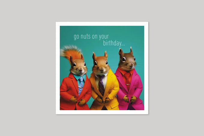 Icon (Coola Coola) – Happy Birthday Squirrels Card Keans Claremorris