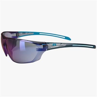HellBerg Helium Smoke Blue Safety Glasses with UVA-UVB protection, anti-scratch, anti-fog, comfort temples - Keans