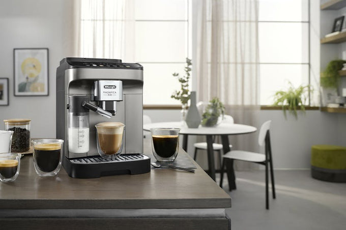 DeLonghi Magnifica Evo ECAM290.83.TB Automatic Bean to Cup Coffee Machine in Titanium Black | Keans Claremorris