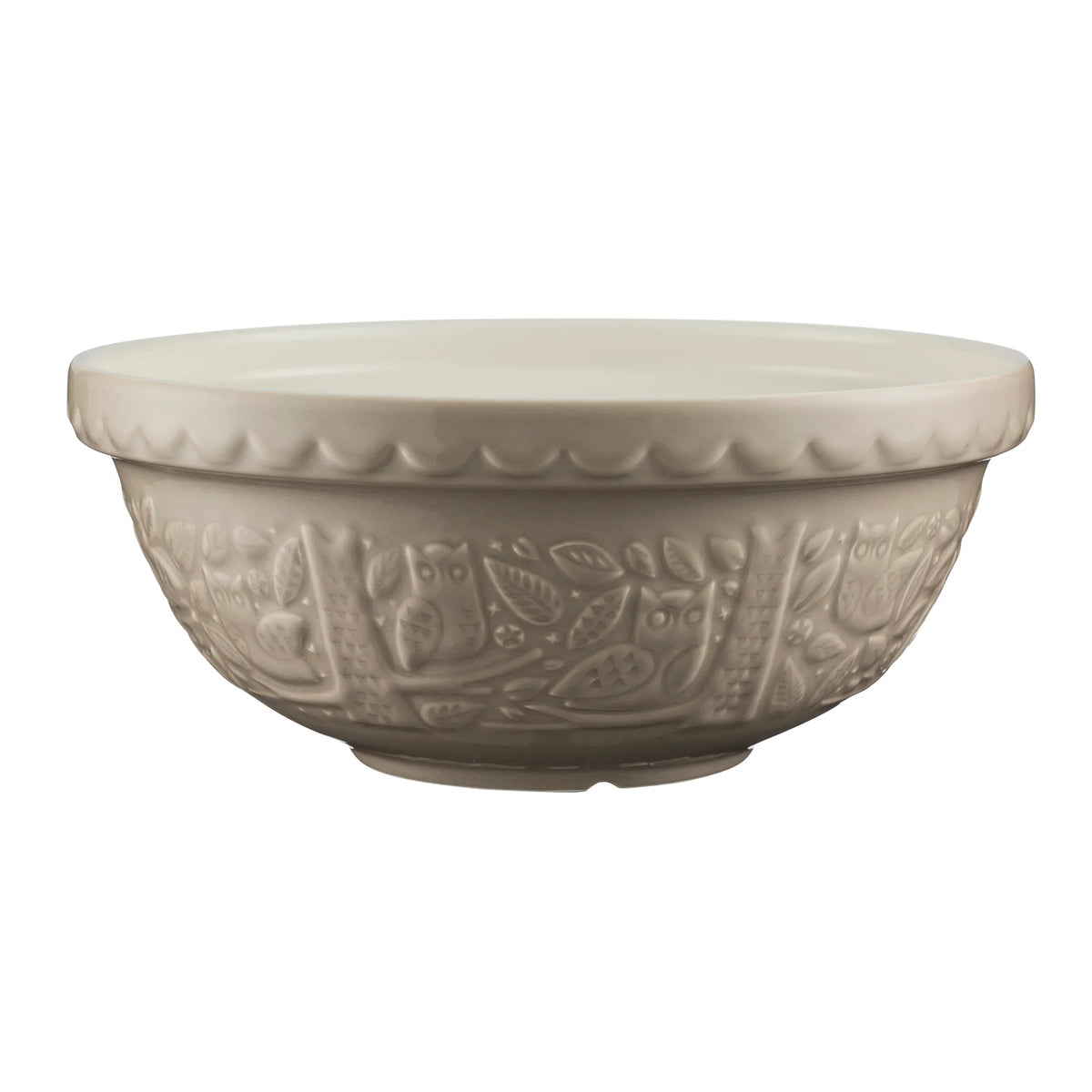 In The Forest S18 Stone Owl Mixing Bowl 26cm Keans Claremorris