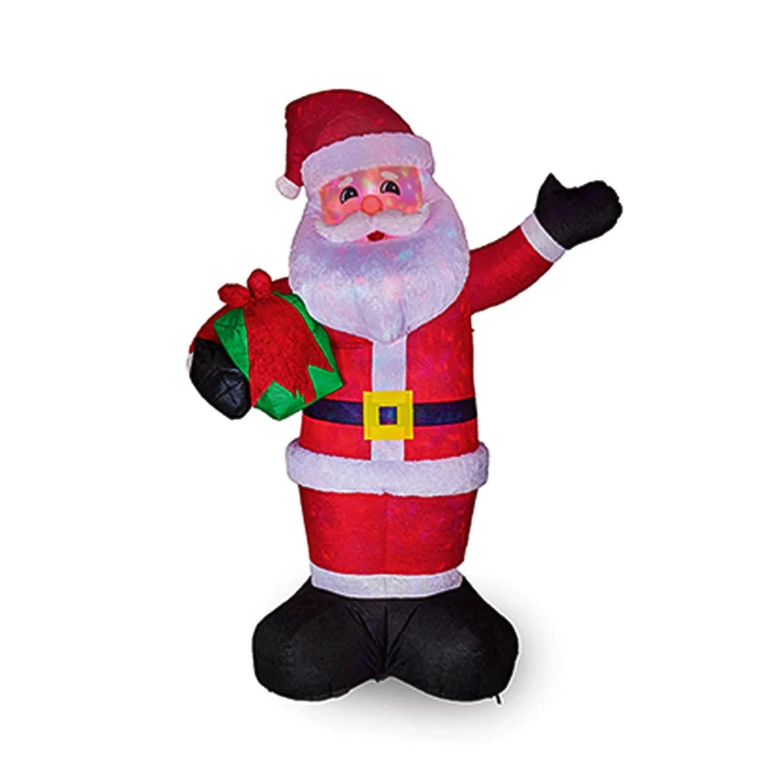 Inflatable Plush Santa With Led Lights 3.6m Keans Claremorris