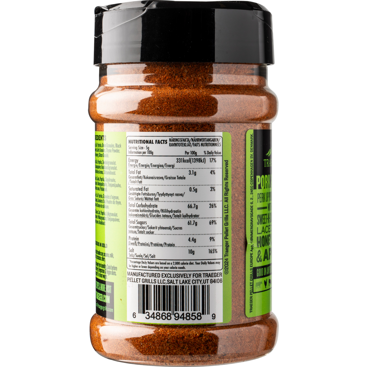 Traeger Pork and Poultry Rub 200g seasoning for grilling, available at Keans Claremorris.