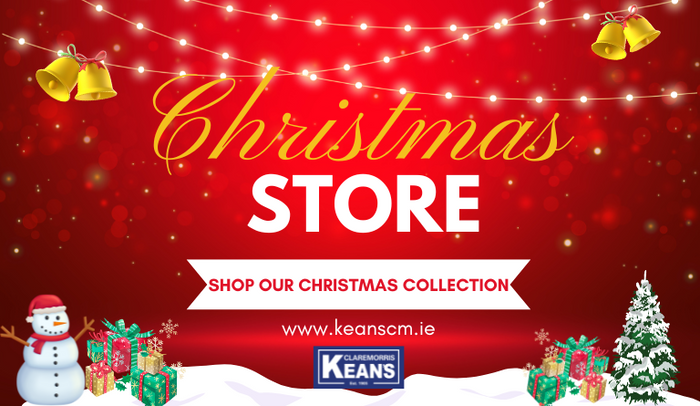 Ireland's Christmas Decoration Store  Keans Claremorris  Shop Xmas Decorations & chrismas trees Online Ireland