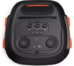 JBL Mega 800W Party Speaker on wheels for powerful sound – available at Keans Claremorris
