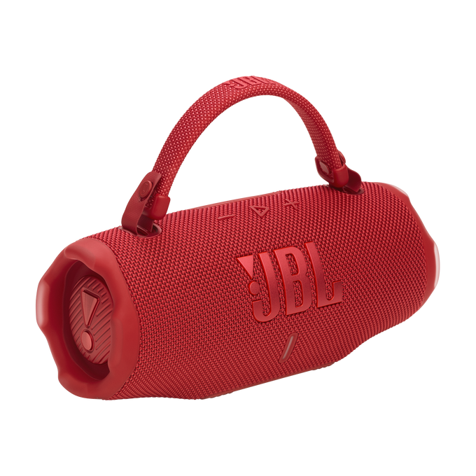 JBL Charge 6 Portable Bluetooth Speaker - Red - Image 3