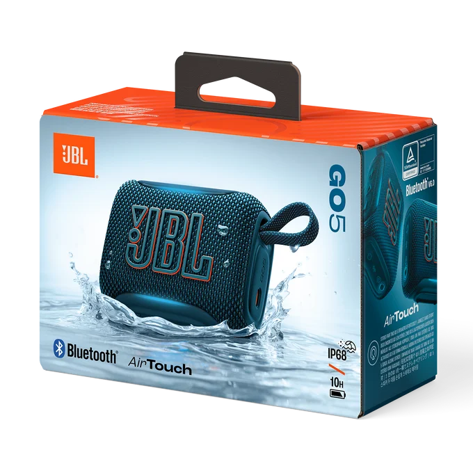 JBL GO 5 Compact Portable Speaker IP68 Auracast Blue| JBLGO5BLU - Image 8