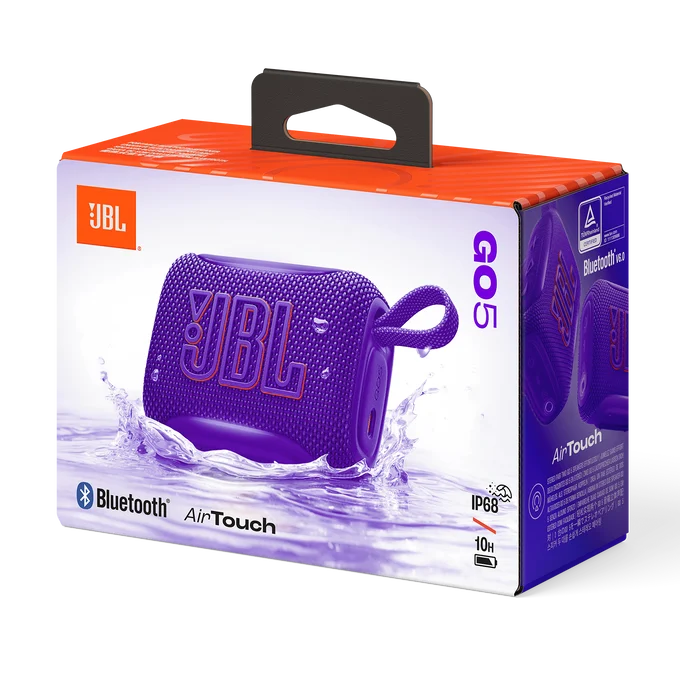 JBL GO 5 Compact Portable Speaker IP68 Auracast Purple| JBLGO5PUR - Image 8