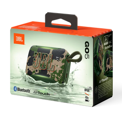 JBL GO 5 Compact Portable Speaker IP68 Auracast Camo Quad| JBLGO5SQUAD