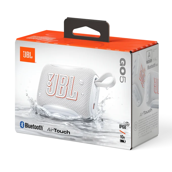 JBL GO 5 Compact Portable Speaker IP68 Auracast Camo White| JBLGO5WHT - Image 8