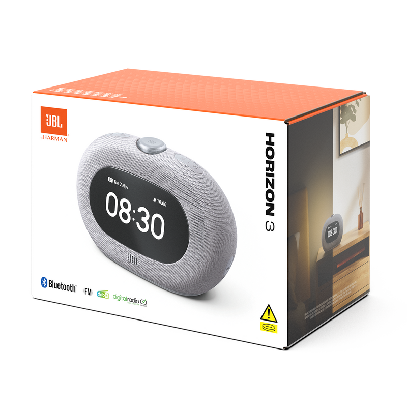 JBL Horizon 3 DAB/FM Bluetooth Radio Speaker Grey | JBLHORIZON3GRYUK - Image 8