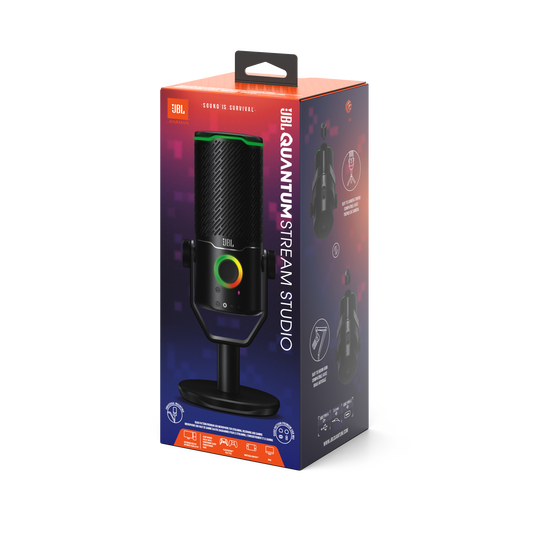 JBL Quantum Stream Studio USB-C Condenser Mic | JBLSTRMSTUDIOBLK - Image 6