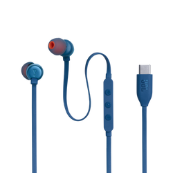 JBL Tune 310C USB-C Wired In-Ear Headphones High Res Blue| JBLT310CBLU