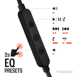 JBL Tune 305C USB-C Wired Earbuds High Resolution Black| JBLT305CBLK