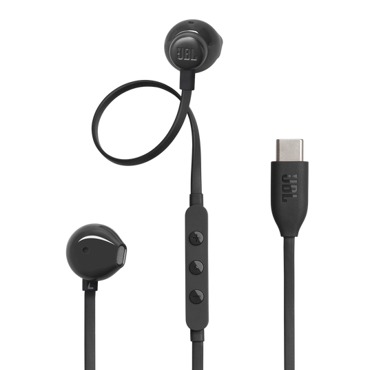 JBL Tune 305C USB-C Wired Earbuds High Resolution Black| JBLT305CBLK Keans Claremorris
