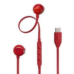 JBL Tune 305C USB-C Wired Earbuds High Resolution Red| JBLT305CRED Keans Claremorris
