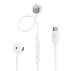 JBL Tune 305C USB-C Wired Earbuds High Resolution White| JBLT305CWHT  Keans Claremorris