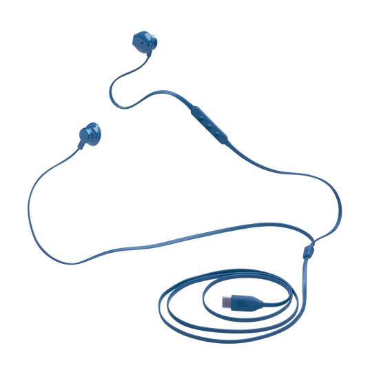 JBL Tune 305C USB-C Wired Earbuds High Resolution Blue| JBLT305CBLU - Image 6