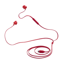 JBL Tune 305C USB-C Wired Earbuds High Resolution Red| JBLT305CRED