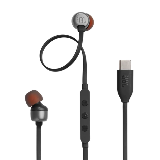 JBL Tune 310C USB-C Wired In-Ear Headphones High Res Black| JBLT310CBLK Keans Claremorris