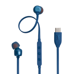 JBL Tune 310C USB-C Wired In-Ear Headphones High Res Blue| JBLT310CBLU Keans Claremorris