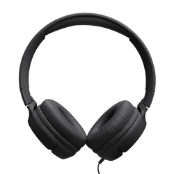JBL Tune 520C USB-C On-Ear Wired Headphones Mic Black| JBLT530CBLK