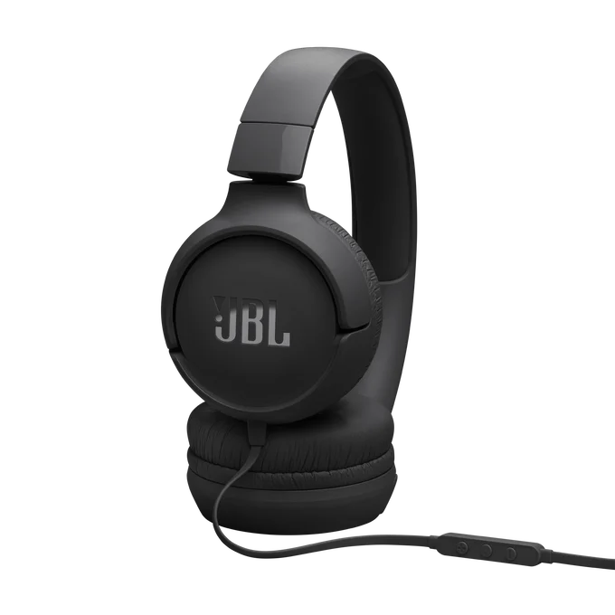 JBL Tune 520C USB-C On-Ear Wired Headphones Mic Black| JBLT530CBLK - Image 7